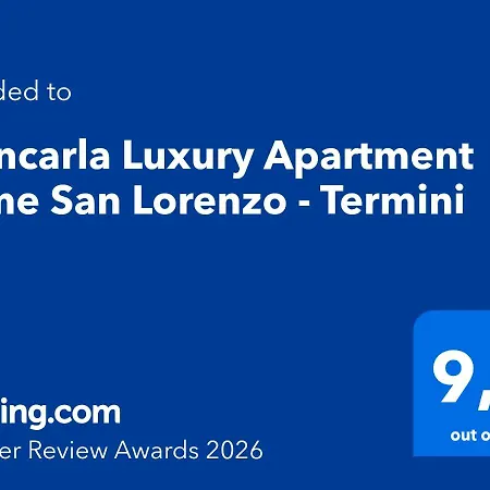 公寓 Giancarla Luxury San Lorenzo - Termini